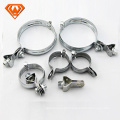 Galvanized Steel Double Wire Hose Clamp